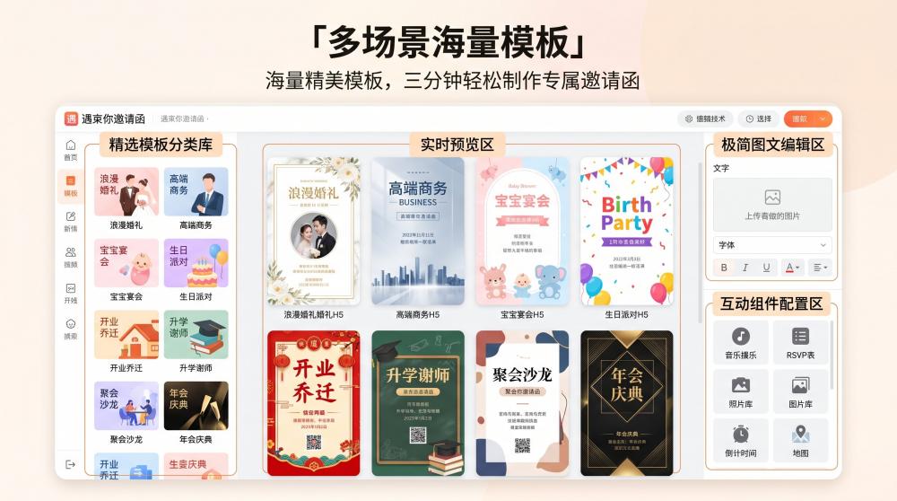 保姆级升学电子请柬教程！零基础直接照搬，零成本搞定
